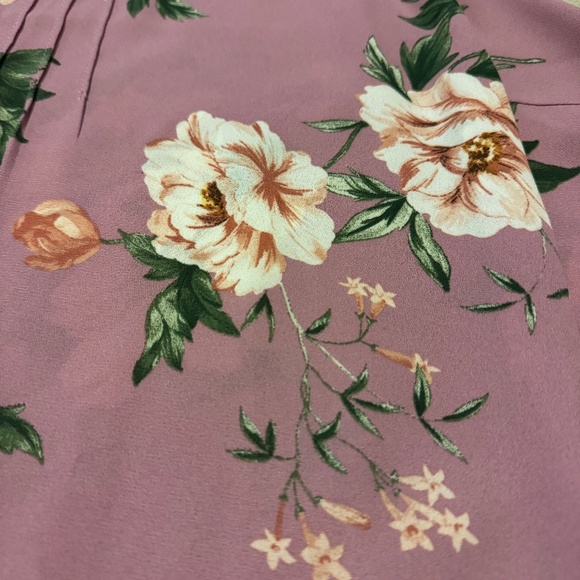 Torrid | Lavender Floral Georgette Tank | Size 2 - Picture 11 of 11